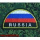 Нашивка на плечо Флаг РФ Russia полукруг